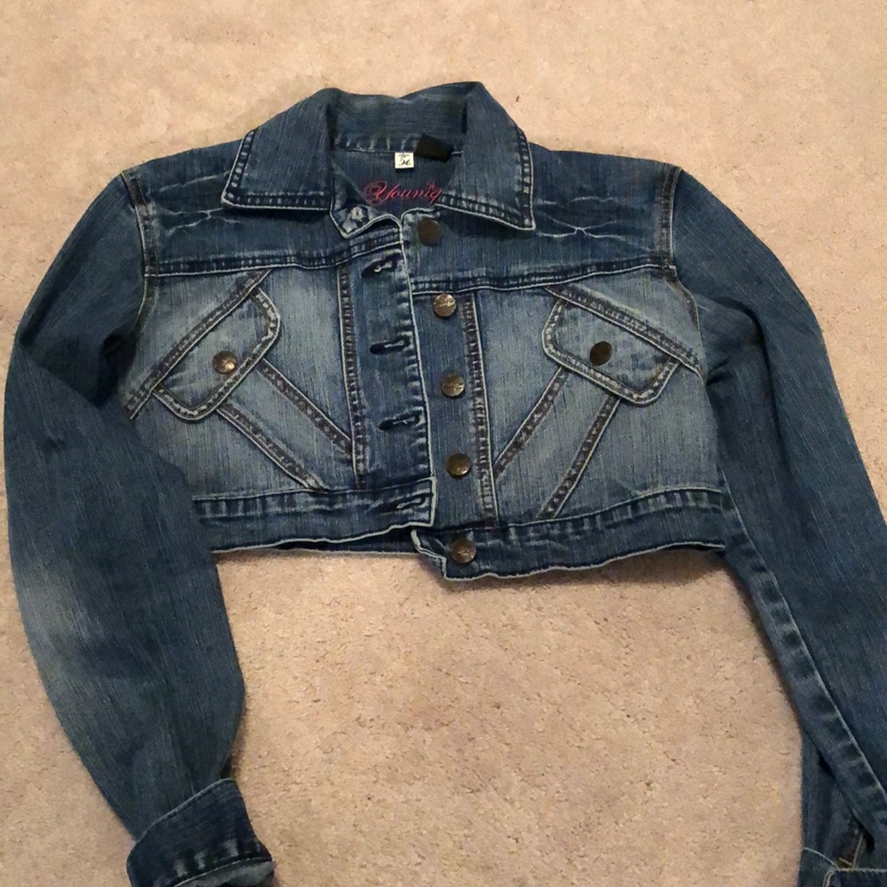 Cropped Jean Jacket